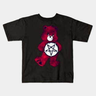 Ave Satanas Bear Kids T-Shirt